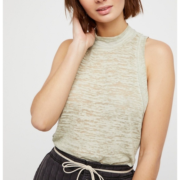 Free People Tops - FREE PEOPLE Brisbane Tank Top Muscle Tee